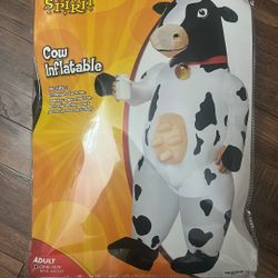 Adult Funny Costume Inflatable Cow Animal
