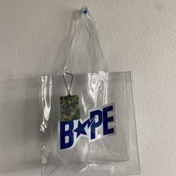 Clear Bape tote Bag 