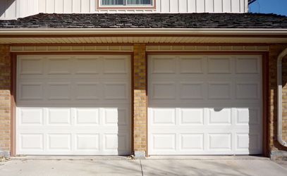 2 garage doors installed