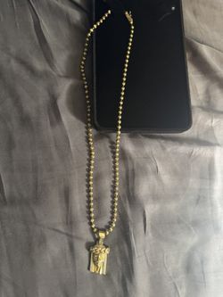 14k Gold Chain Mooncut