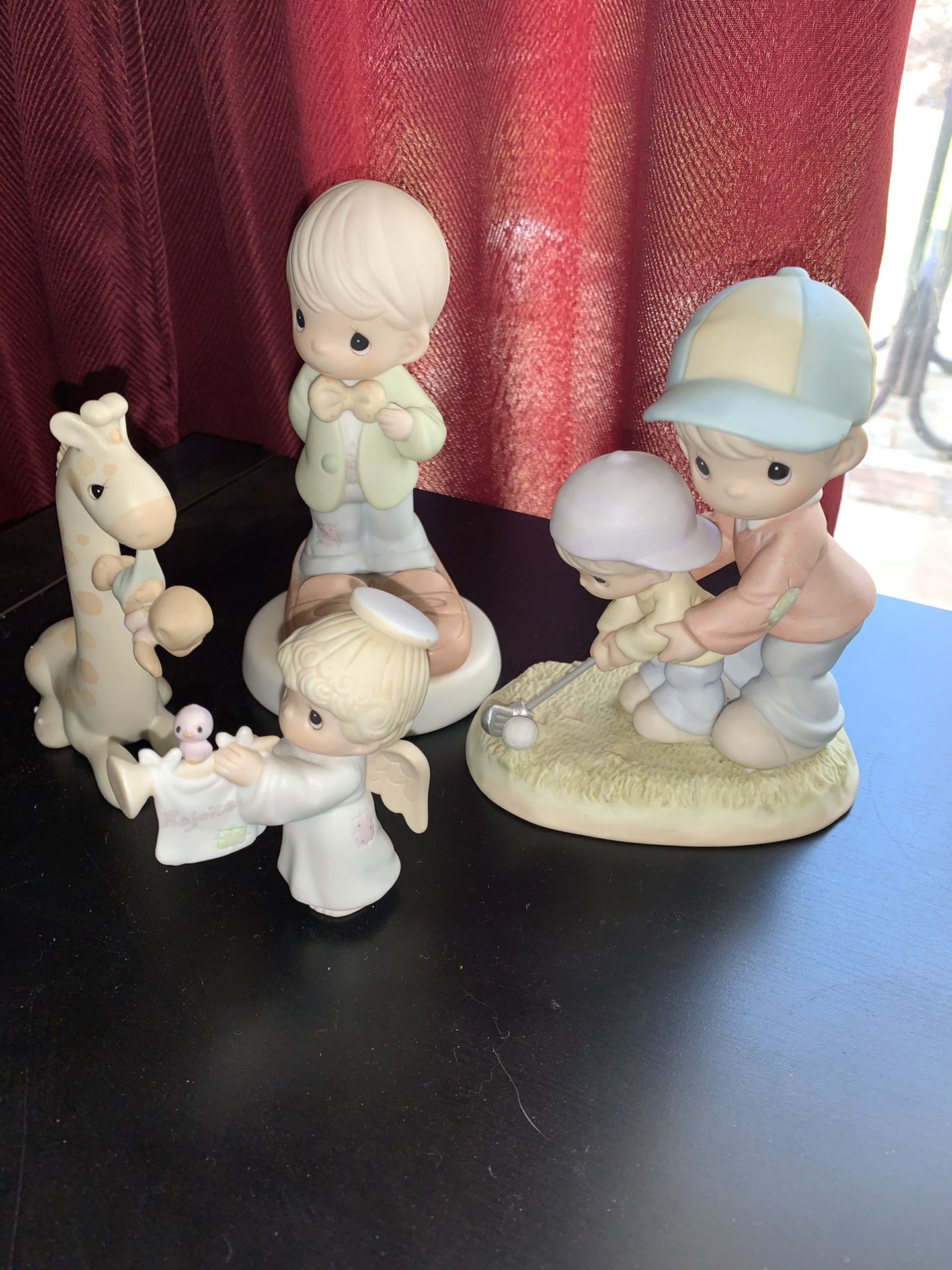 Precious moments lot boys angel figurines