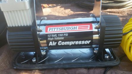 pittsburg 12 volt 150psi air compressor