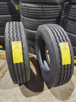 Semi Truck TRAILER Tires  295/75/22.5. Double Coin RR150  Flatbed