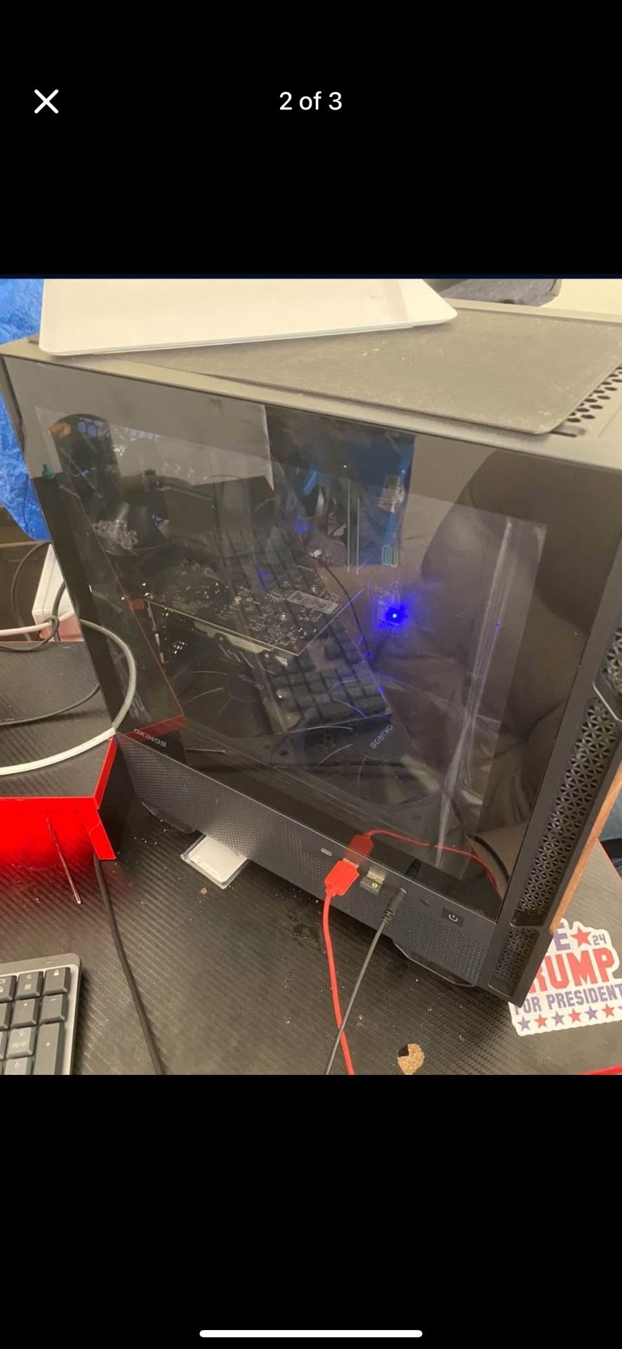 PC w/ monitor & Razor Mouse