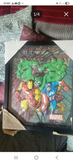 Wall Art 11x14 Marvel's Print 3D
