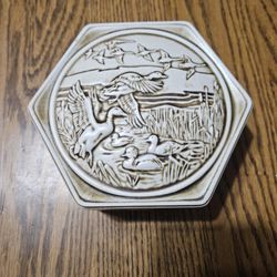 Vintage Avon Ceramic Trinket Soap Box 