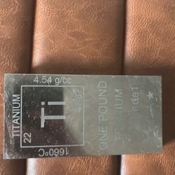 1 Pound Titanium Bar(Great Gift!)