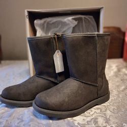Women's Grey Winter Boots 