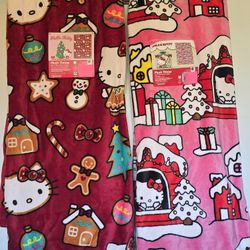 🎄 Hello Kitty Christmas Blankets 🎄 