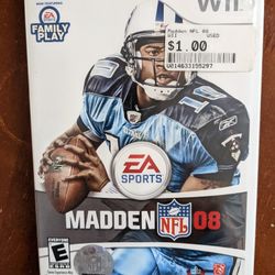 Madden NFL 08 on Nintendo Wii
