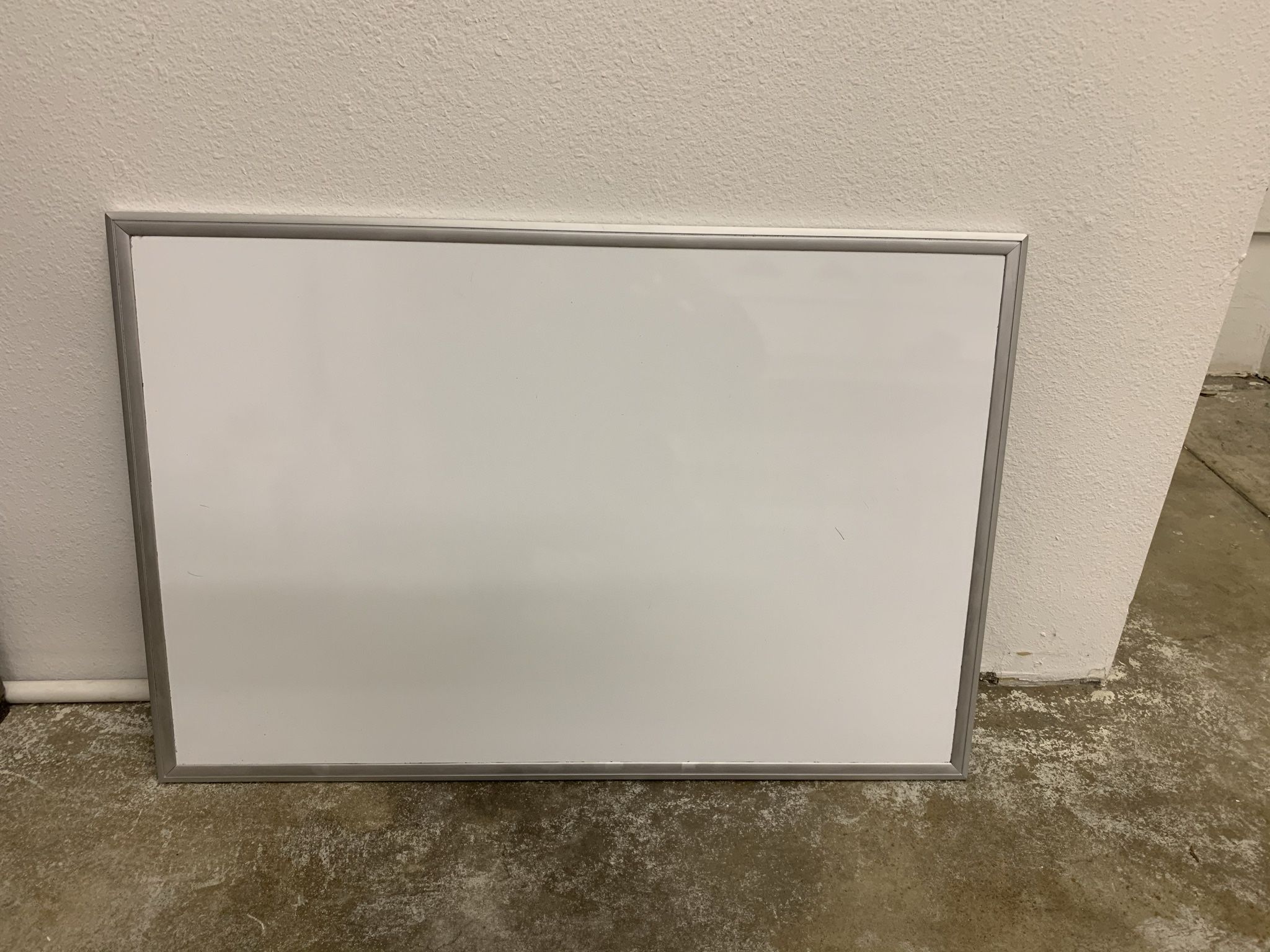 Magnetic Dry Erase Board, 36" x 24" Silver Aluminum Frame