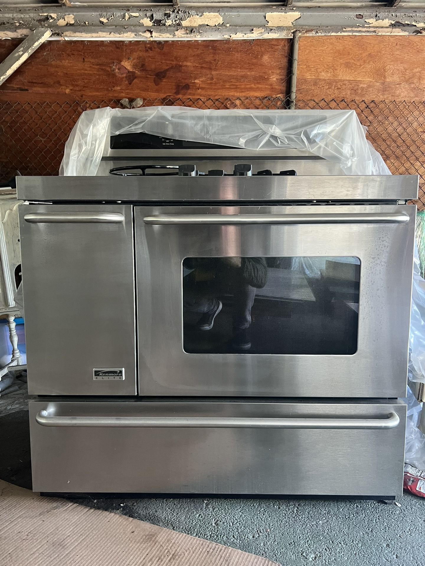 Kenmore Elite 75603 40” DoubleOven DualFuel Range W/Convection for