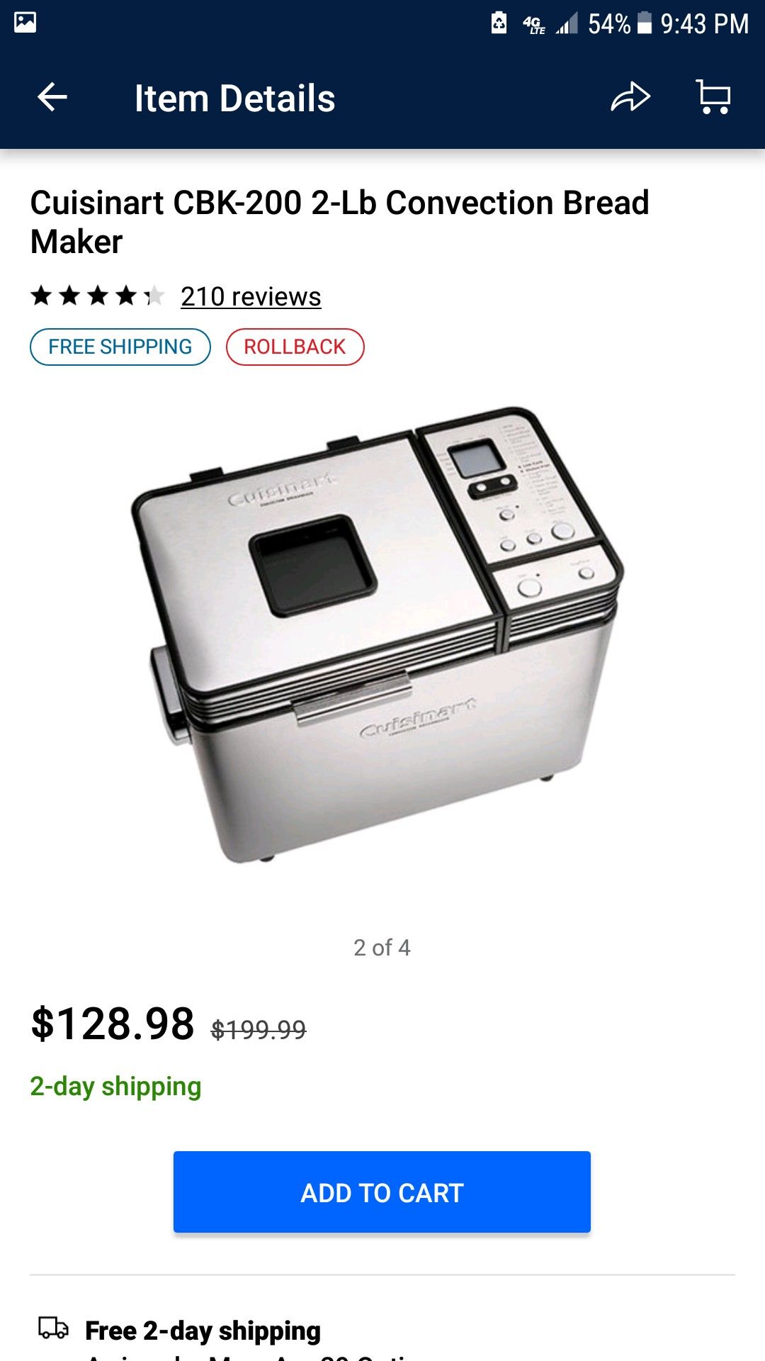 Brand new Cuisinart bread maker