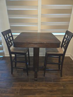 High Top Table and bar chairs