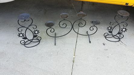 Metal candelabros