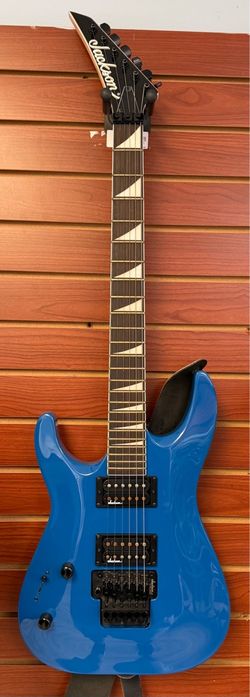 Jackson JS Series Dinky Arch Top Left Handed Blue Electric Guitar