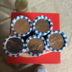 Uncirculated Bankroll Of 40 2025 Jefferson Nickels 