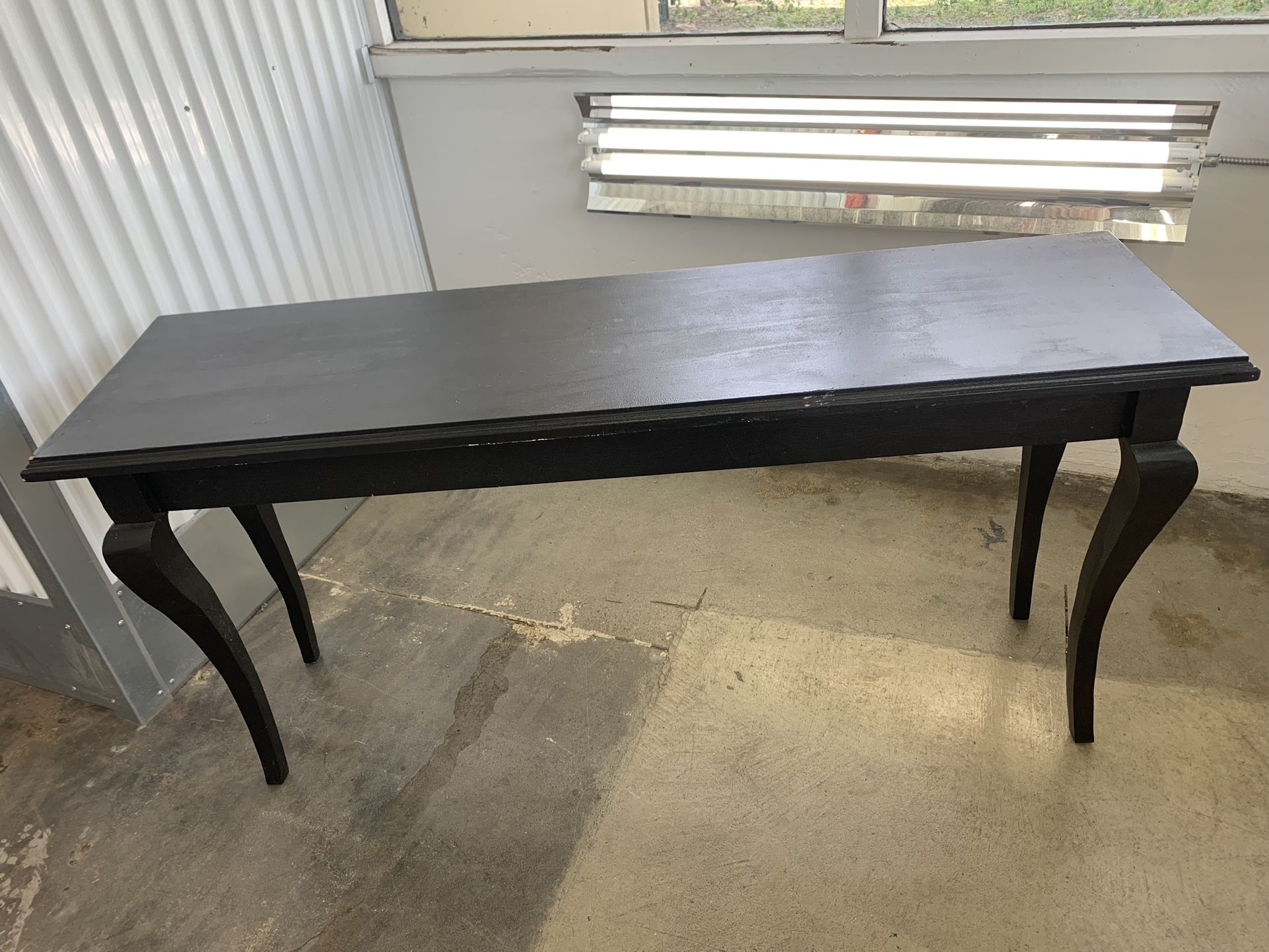Table //, Long, Black Table / Entrance Table/ sofa table