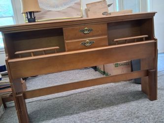 Solid Wood full size headboard