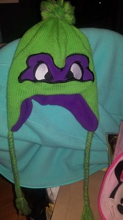 Teenage turtle winter hat