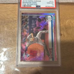 2019 TOPPS CHROME BRANDON LOWE 
