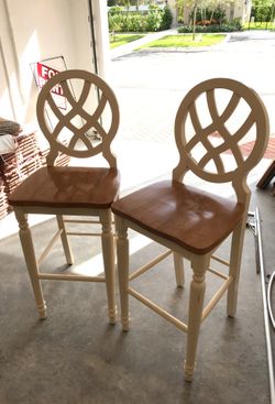Solid wood barstools