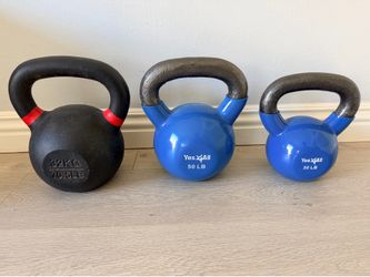 3 kettlebells for pick up