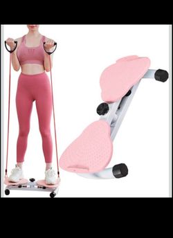 Waist Twist Workout Machine, Ab Machine Weight for Slim Waist and Core Ab Exercise Foot Massage and