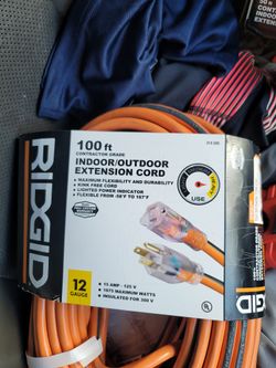 100 Ft Extension Cord 12 gauge 