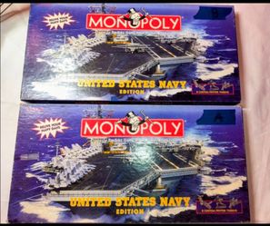 US Navy Monopoly Game Bundle