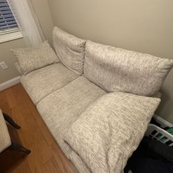 Tan Love Seat