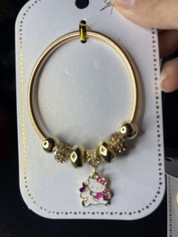 Sanrio - Hello Kitty Charm Bracelet Dangle Beads Flexible