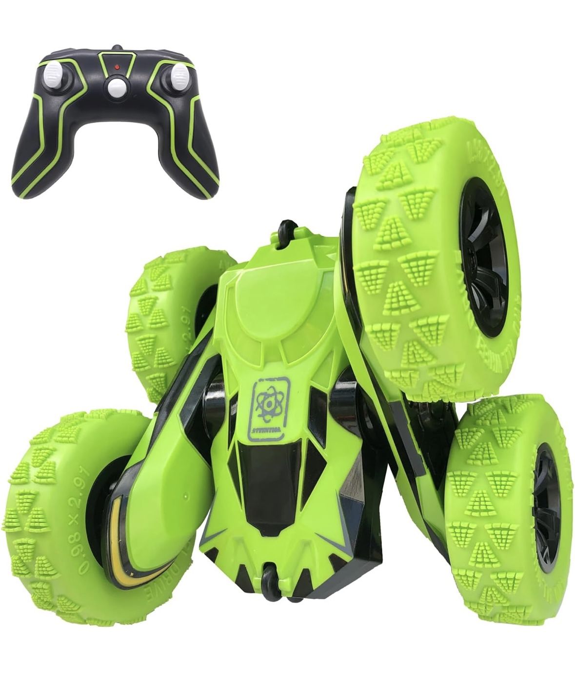 Threeking Double-Sided Driving Rc Stunt Car Remote Control Cars 360-degree NWT