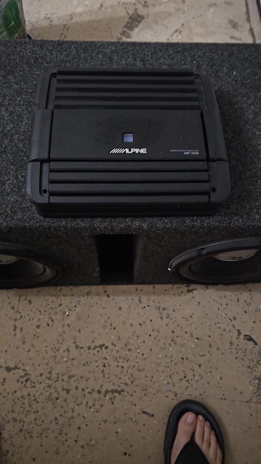 Alpine Amplifier And JBL Subwoofers 