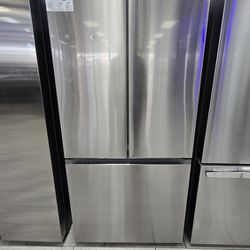17.5 cu. ft. 3-Door French Door Smart Refrigerator in Stainless Steel, Counter Depth
