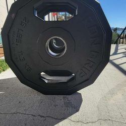 Iron GRIP Olympic 25lb Weights