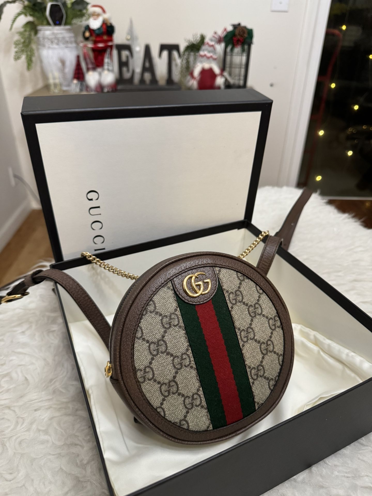 Gucci GG Supreme Ophidia Mini Backpack