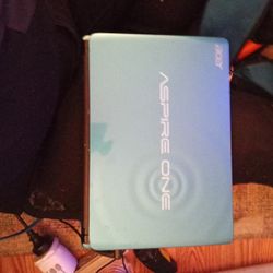 Acer Mini Laptop 2016 Teal Blue Win 7 Intel Atom 