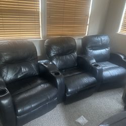 Leather Motorized Recliner Chairs