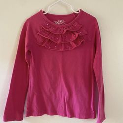 Toddler Girl Pink Long Sleeve Shirt - Size 4T 5T - Brand: Children’s Place - Gently used