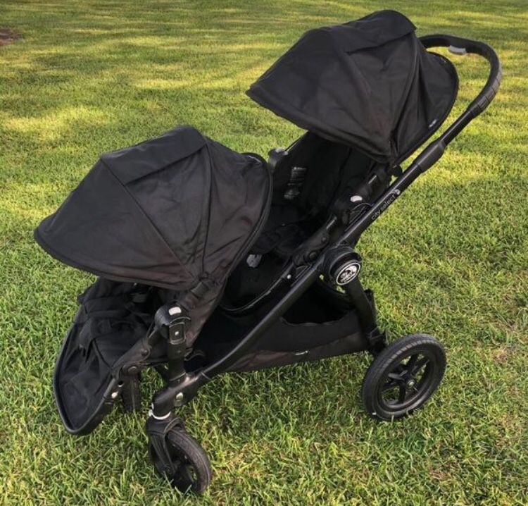 CITY SELECT DOUBLE BABY JOGGER WITH 2ND SEAT STROLLER