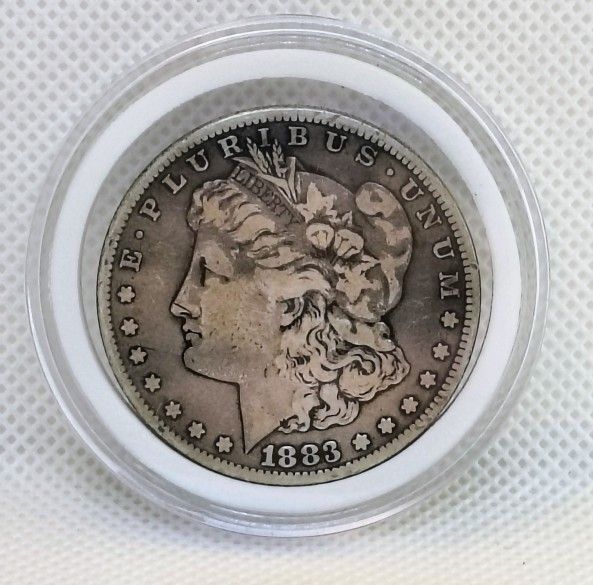 1883- Morgan Silver Dollar Silver Coin. Good Condition
