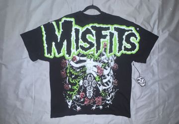 Civil Regime x Misfits Static Age American Classic Oversized Tee Mens Medium NWT