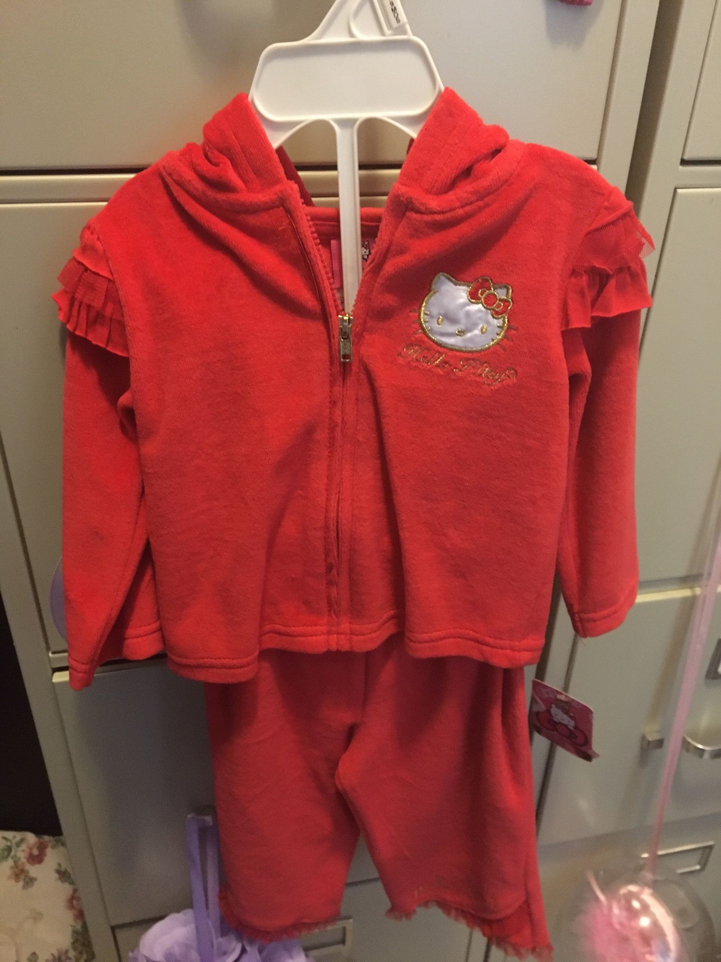 Hello Kitty Infant Velour 2 Piece Set