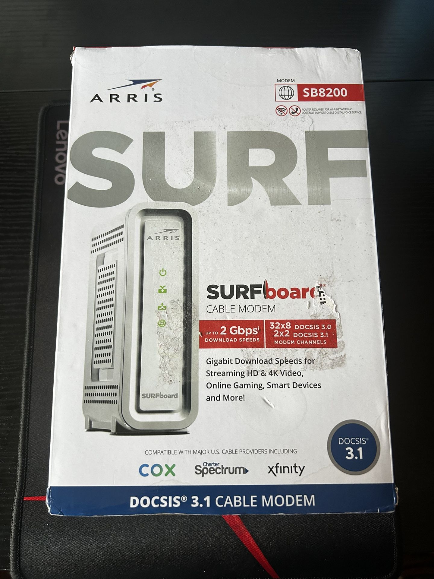 Arris SURFboard SB8200 DOCSIS 3.1 Cable Modem