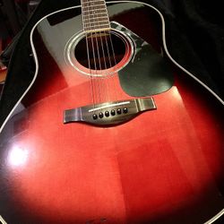 Yamaha Acoustic Electric Guitar Model LLX6A Tbs With Yamaha Case 