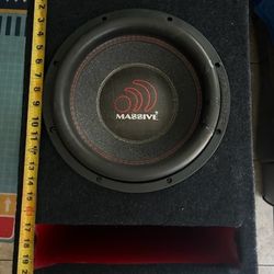 12" Massive Subwoofer 6,000 Watts 3,000 Rms