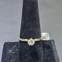 *On Sale* 14kt YG Diamond Ring. (C-6) SIZE 9.5 ASK FOR RYAN. #(contact info removed)51