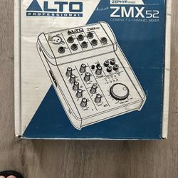 Alto Audio Mixer - Compact 5 Channel Mixer
