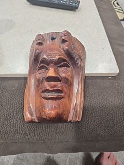 Native American carved wooden